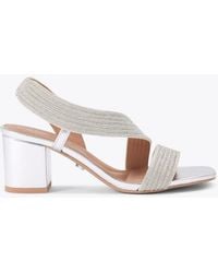 Carvela Kurt Geiger - Gala Block Jewel 60 Casual Heeled Sandals - Lyst