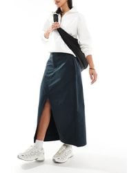 Nike - Msc Twill Maxi Skirt - Lyst