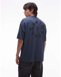 AllSaints - Tierra Oversized T-shirt - Lyst