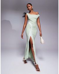 ASOS - – bardot-maxikleid - Lyst
