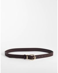 New Look - Gürtel mit goldener schnalle - Lyst