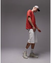 Dickies - – loose-fit-jeans-shorts im maler-design - Lyst