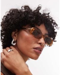 Le Specs - Lil Starlight Rectangle Sunglasses - Lyst