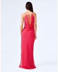 OMNES - Dresses Koko Cowl Back Chiffon Maxi Dress - Lyst