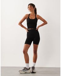 4505 - Sculpting Seamless 5 Inch High Waist Micro Shorts - Lyst