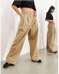 ASOS - Pantalones color holgados - Lyst