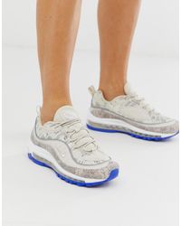 nike air max 97 trainers in metallic cashmere