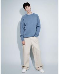 ASOS - Relaxed Compact Knit Sweater - Lyst