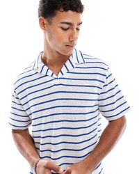 ASOS - Relaxed Polo With Revere Collar - Lyst