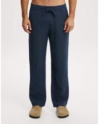 Cotton On - Baggy Linen Pant - Lyst