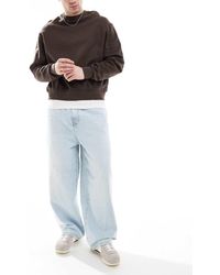 Only & Sons - Vaqueros De Corte Muy Holgado Con Lavado Azul Claro Carl De - Lyst