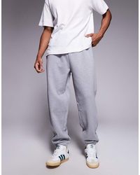 ASOS - Premium Oversized Joggingbroek Van 400Gsm Zware Stof - Lyst
