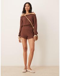 ASOS - Boxershorts Met Textuur En Gesmokte Tailleband - Lyst