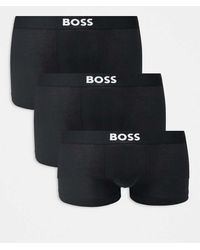 BOSS - Boss Bodywear 3-Pack Front Icon Logo Trunks - Lyst