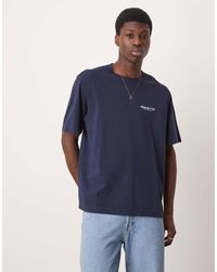 Abercrombie & Fitch - Premium T-Shirt Met Logo - Lyst