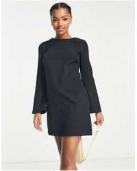 New Look - Flared Sleeve Mini Tunic Dress - Lyst
