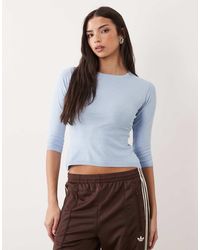 ASOS - Knit 3/4 Sleeve Top - Lyst