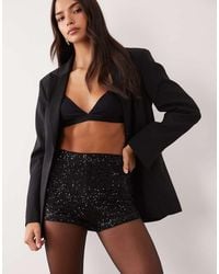 ASOS - Allover Sequin Micro Shorts - Lyst
