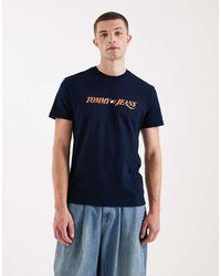 Tommy Hilfiger - Graphic Chest Print T-shirt - Lyst