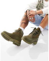 Timberland - – 6 inch premium – stiefel aus em nubukleder mit zehenbereich aus gummi und remix-details - Lyst