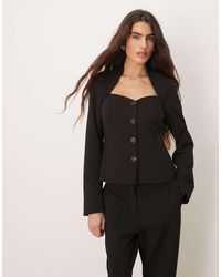 Y.A.S - Sculpted Tailored Blazer Co-ord - Lyst