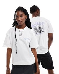 Dickies - Dendron - t-shirt a maniche corte bianca con stampa sul retro - Lyst