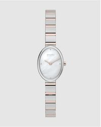 Skagen - Anita Oval Two-Hand Two-Tone Stainless Steel Watch - Lyst