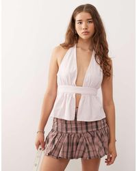 Collusion - Linen Look Top - Lyst