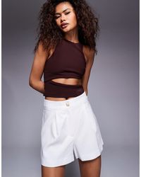 River Island - – elegante e shorts mit leinen - Lyst