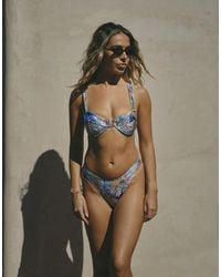 South Beach - X Liv Silverman Animal Print Underwire Bikini Top - Lyst