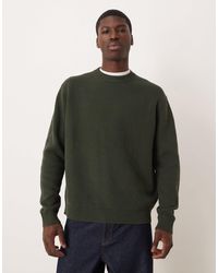 SELECTED - 100% Cotton Boxy Knitted Jumper - Lyst