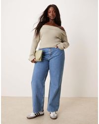 ASOS - Asos design curve – weite dad-jeans - Lyst
