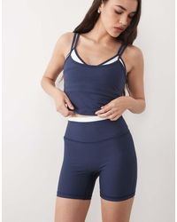 Abercrombie & Fitch - Ypb Sculpting Workout Shorts Co-ord - Lyst