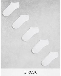 ASOS - 5 Pack Trainer Socks - Lyst
