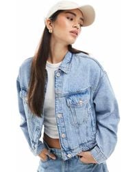 Pimkie - Cropped Denim Jacket - Lyst