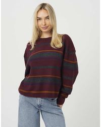 Brave Soul - Crew Neck Stripe Jumper - Lyst