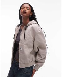Carhartt - Chaqueta Con Forro Og Active De -Neutro - Lyst