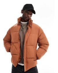 Collusion - Funnel Neck Ripstop Padded Puffer Jacket - Lyst