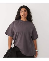 4505 - Curve Icon Heavyweight Cotton Oversized T-shirt With Quick Dry Finish - Lyst