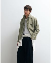 ASOS COLLECTIVE - – langärmliges utility-hemd - Lyst