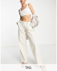Low Rise Wide Leg Nylon Cargo Trouser 