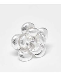 ASOS - Anillo Con Diseño De Flor De Asos Design Curve - Lyst