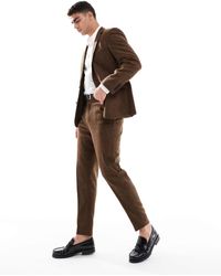 ASOS - Wool Blend Tapered Suit Trousers - Lyst