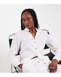 ONLY - Long Sleeve Cheesecloth Shirt Co-ord - Lyst