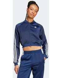adidas Originals - Adicolor Satin Track Top - Lyst