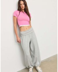 Stradivarius - Basic T-Shirt Van Polyamide - Lyst