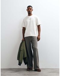 Only & Sons - Oversized Fit T-Shirt With Leave Blank Print - Lyst