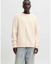 Jack & Jones - Cable Knit Jumper - Lyst