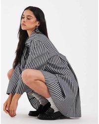 Muse Assembly - Fiona Shirt Mini Dress - Lyst