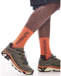 No Problemo - Motif Detail Stripe Sock - Lyst